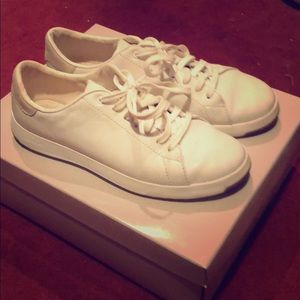 White Cole Haan Grand Pro tennis shoes size 9